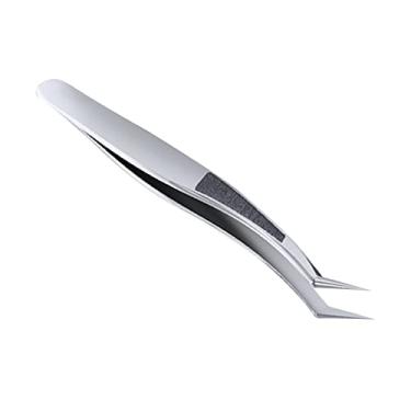 Imagem de MOOKEENONE High Strength Steel Tweezers + Rubber Tips Case Model Building Tools