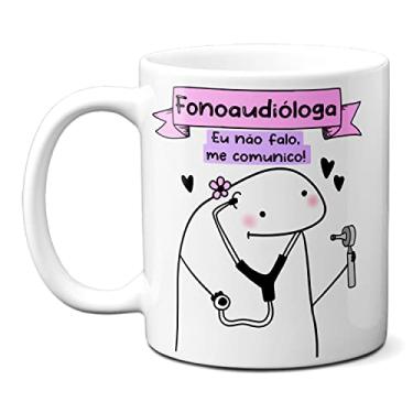 Imagem de Caneca Fonoaudióloga Eu Não Falo, Me Comunico! Presente (Branca)