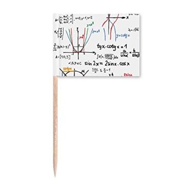 Imagem de Formula Function Aggregation Curve Toothpick Flags Marker Topper Party Decoration