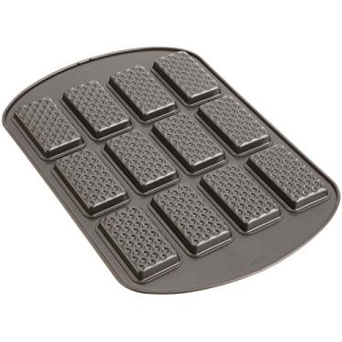 Imagem de Wilton Forma retangular antiaderente para sorvete de 12 cavidades