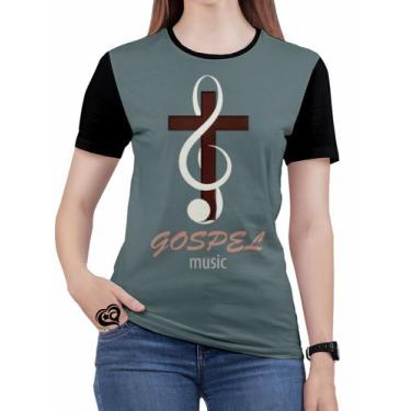 Imagem de Camiseta Jesus Plus Size Feminina Gospel Criativa Blusa Cc - Alemark