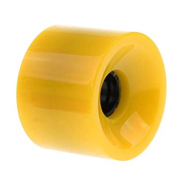 Imagem de shamjina 2,75" X 2" Skate Durável Longboard Roda PU, amarelo, 70 x 51mm.