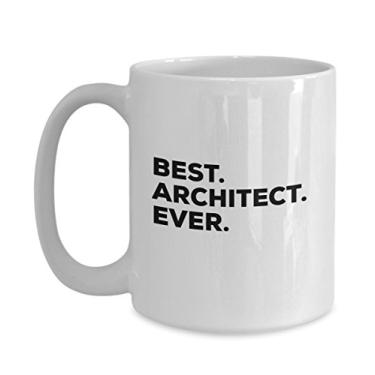 Imagem de Caneca de arquitetura â€“ Caneca de café â€“ Para arquitetos â€“ Divertida â€“ Melhor arquiteto de todos os tempos â€“ e aniversário