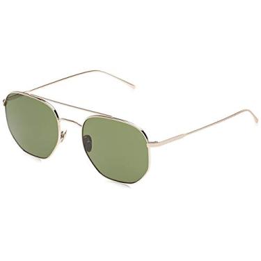 Imagem de Lacoste L210s Square Sunglasses Shiny Gold 53.9 mm