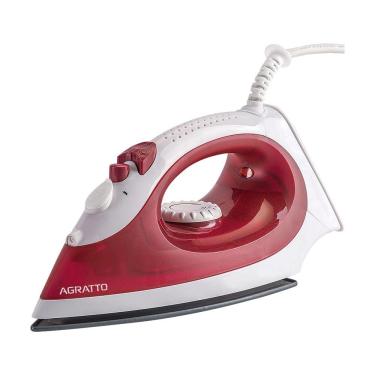 Imagem de Ferro De Passar Agratto Vapor E A Seco Bravo Ceramico Branco/vermelho Fc-01 1250w - 127v