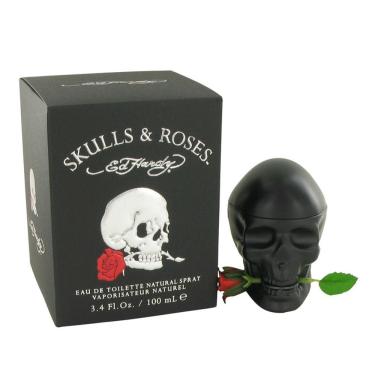 Imagem de Perfume Skulls & Roses Ed Hardy para homens - fragrância ousada e marcante