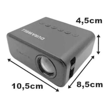 Imagem de Mini Projetor Portátil Entrada Pendrive Micro Sd Usb Espelh