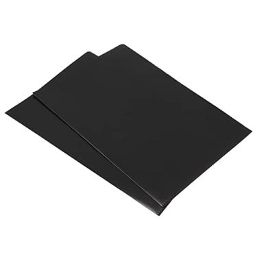 Imagem de PATIKIL Pastas tipo L, pacote com 6 capas de plástico transparente A4 para escritório, preto