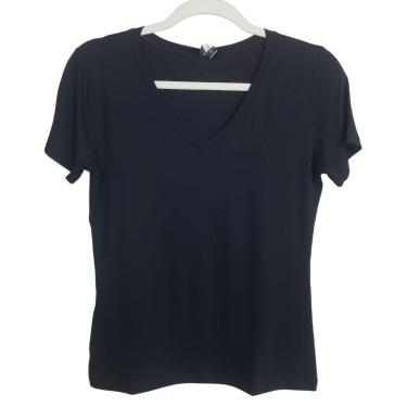 Imagem de Blusa Básica Viscolycra Premium Gola V c/ Plus Size Biografia-Feminino