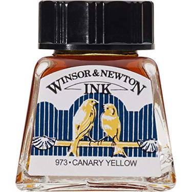 Imagem de Winsor & Newton Drawing Inks Tinta para Desenho, Amarelo (Canary Yellow), 14 ml