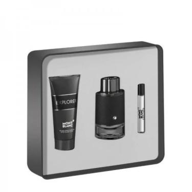 Imagem de Montblanc Explorer Kit Eau De Parfum - Perfume Masculino 100Ml + Eau De Parfum 7,5Ml + Gel 100Ml