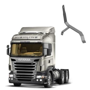 Imagem de Suporte Antena Px Coluna Scania Highline Lado Esquerdo - GR Sul