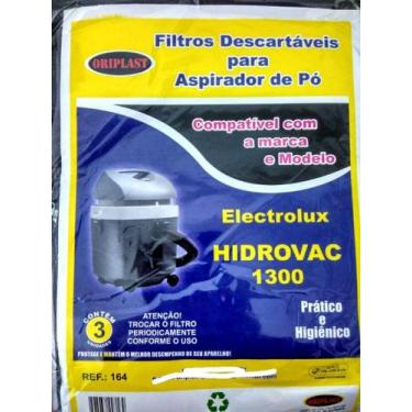 Imagem de Kit c/6 Sacos Descartáveis Aspirador Electrolux Hidrovac 1300 - Oripla