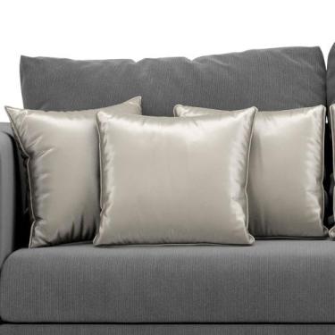 Imagem de Kit com 3 Capas Luxuosas para Almofadas Várias Cores 44x44 - ARADECOR,