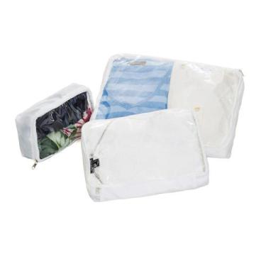 Imagem de Conjunto organizador de malas Momis Petit Branco