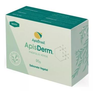 Imagem de Sabonete Vegetal Própolis Apisderm 95g - Natural E Vegano - ApisBrasil