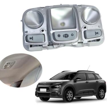Imagem de Lanterna Luz Teto Citroen C4 Cactus 2019 2020 2021 2022 3 Botões Origi