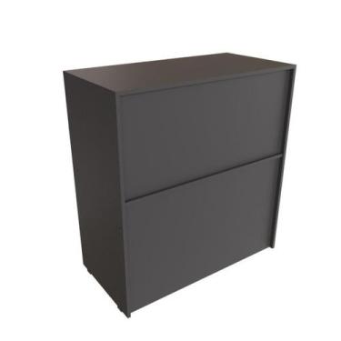 Imagem de Balcão De Atendimento Com Prateleira 100% MDF Modelo New 89x95x45 cm C