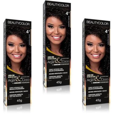 Imagem de Beauty Color Tintura 5.0 CASTANHO CLARO 45gr (03 Unidades) Cores Norma