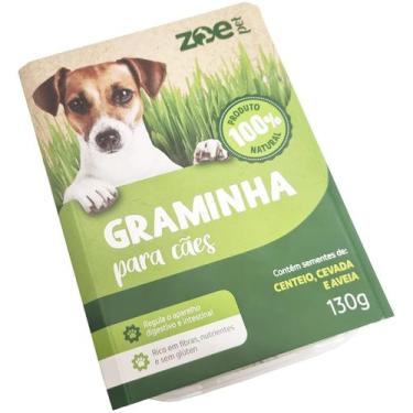 Imagem de Graminha Grama Para Cães Cachorro Comestível Auxilia na Digestão e Int