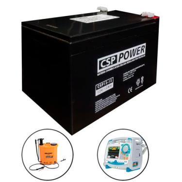 Imagem de Bat 12v 12ah Gel - Selada Nova  - Csp Power 