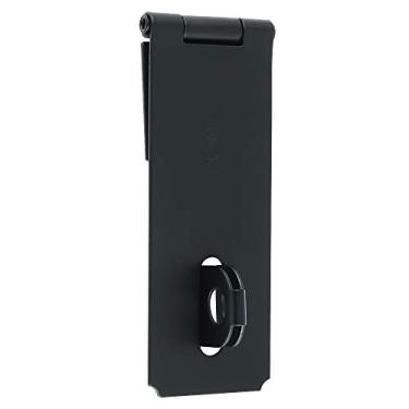 Imagem de Alise Cadeado pesado mais grosso fecho de porta ferrolho trava trava de segurança 5 polegadas, MS700B-5C aço inoxidável preto fosco