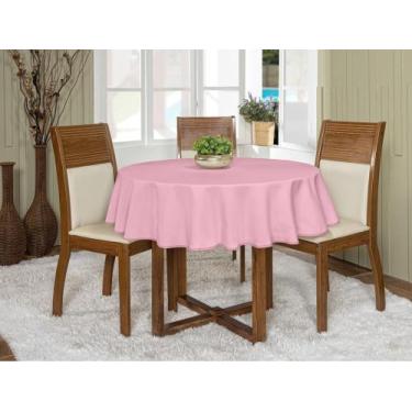 Imagem de Toalha De Mesa Redonda 1,45m Oxford Várias Cores Buffet - LuxBella, Ro