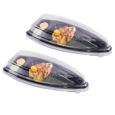 Imagem de Kit 2 Embalagem Descartável Temaki Delivery Preço Atacado - Praticpack