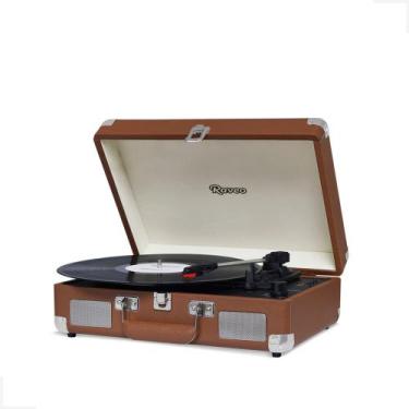Imagem de Vitrola Raveo Sonetto Brown Bluetooth Bivolt Toca Discos