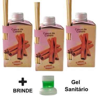 Imagem de 3 Aromatizador Ambiente Luz Aromas Difusor Vareta 280ml Odorizador Per