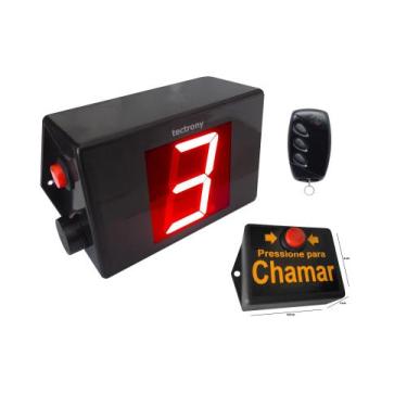 Imagem de Mini Chama Garçom 10 MESAS - TecTrony