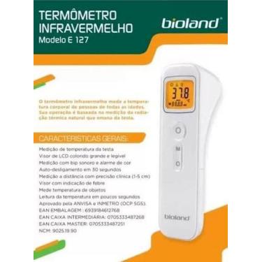 Imagem de Termometro de testa modelo - e127 - BIOLAND
