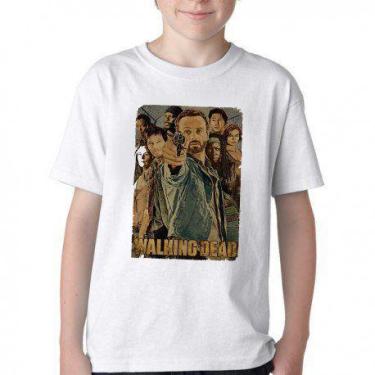 Imagem de Camiseta Infantil ou adulto The Walking Dead seriado Blusa Criança tod