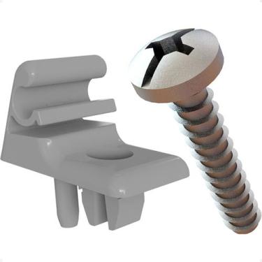 Imagem de Kit Suporte Quebra-Sol Fiat Strada 2008 a 2012 - 1334630 - KPA0220001