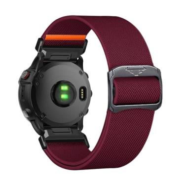 Imagem de Pulseiras Esportiva Compatíveis com Garmin Fenix 5X GPS/Fenix 5X Puls Macio Nylon de Elásticas Trançada com Ajustável Respirável Pulseira de Substituição para Garmin Fenix 5X/Fenix 5X Puls Band (C)