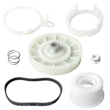 Imagem de W10721967 Kit de embreagem de polia lavadora, W10006384 Kit de substituição de correia de acionamento da arruela compatível com Whirlpool Kenmore Maytag máquina de lavar substitui PS10057144 W10006354