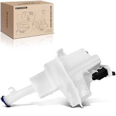 Imagem de A-Premium Reservatório de lavador de para-brisa compatível com modelos selecionados da Hyundai - Kona 2018-2021, Kona Electric 2019-2020, com (bomba de lavagem/tampa/sensor de nível de fluido/pescoço