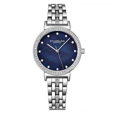 Imagem de Relógio Feminino Stuhrling 3987 Quartzo 33mm, Prata Clássico