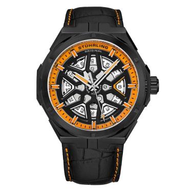Imagem de Relógio Masculino Stuhrling Gio 379 Automático 41mm, Preto