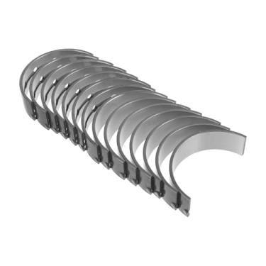 Imagem de A ABSOPRO Conjunto de rolamentos principais do motor Rolamento principal da cambota Nº 1170166030 para Toyota Land Cruiser Fzj 1992-2009 Metal prateado 10 peças carro durável