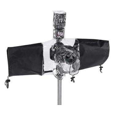 Imagem de NCGDPZY Capa de chuva profissional à prova d'água para câmeras Canon, Nikon, Sony Fuji e mais com lente, acessórios de câmera para fotografia e equipamento de chuva