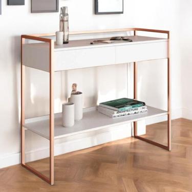 Imagem de Aparador De Sala Aparador Para Sala Aparador Buffet Branco Cobre