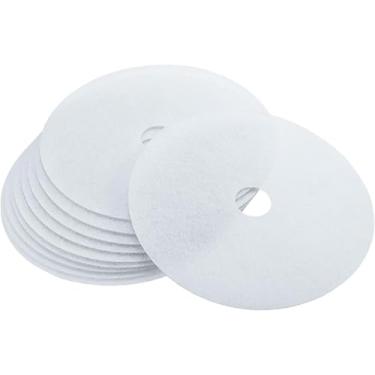 Imagem de Kit de substituição universal de filtro de exaustão para secadora de 10 peças - Disco redondo branco e filtros de papel de algodão para Panda, Magic Chef, Sonya, Avant Dryers - Remoção de fiapos (227