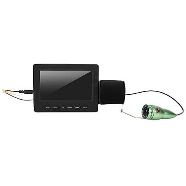Imagem de Sensor CMOS, Kit de Câmera para Localização de Peixes Com Monitor e Cabo de 15m 6 Luzes IR de Alta Potência para Exploração Subaquática