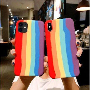 Imagem de Capa Capinha A51 Arco-Íris extremamente premium feita de silicone - Sa