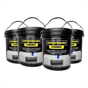 Imagem de Kit 4 Primer Manta Liquida Asfáltica 3,6L Emulsão Asfáltica  - FERRAME