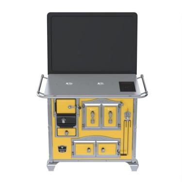 Imagem de Fogao a Lenha N 2 Gab Sec Xv Chapa de Aluminio Amarelo