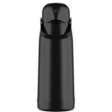 Imagem de Garrafa Térmica Para Café Pressão 1 Litro Preta Termolar Chá Leite Água Quente Fria(Preto)