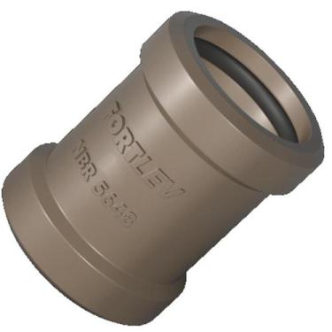 Imagem de Luva Correr para Tubo Soldavel 50mm - 10180501 - FORTLEV