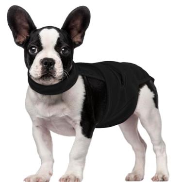 Imagem de QBLEEV Fraldas para cães fêmeas com suspensórios ajustáveis – Calcinha higiênica lavável para cães com calor ou incontinência, roupa íntima reutilizável à prova de fuga para animais de estimação para